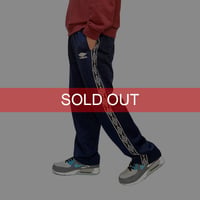 【USED】90'S UMBRO DOUBLE DIAMOND TAPE TRACK PANTS