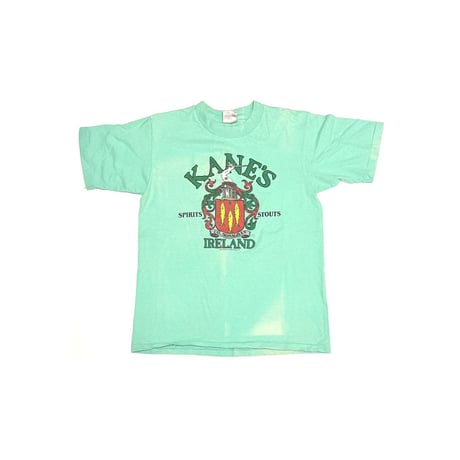 【USED】80's KANE'S SPIRITS STOUTS IRELAND T-SHIRT