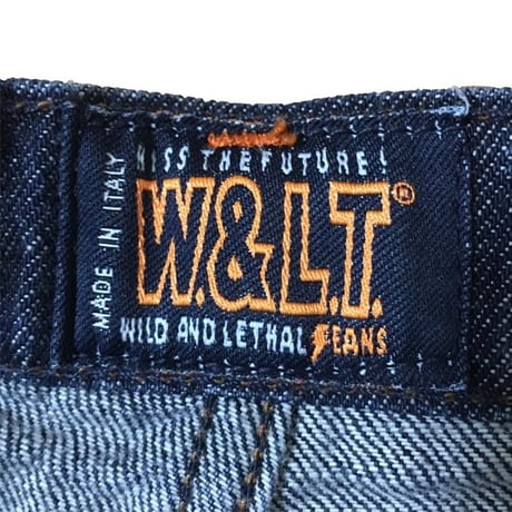 【DEADSTOCK】90'S W&LT JEANS PAINT BUGGY TROUSERS