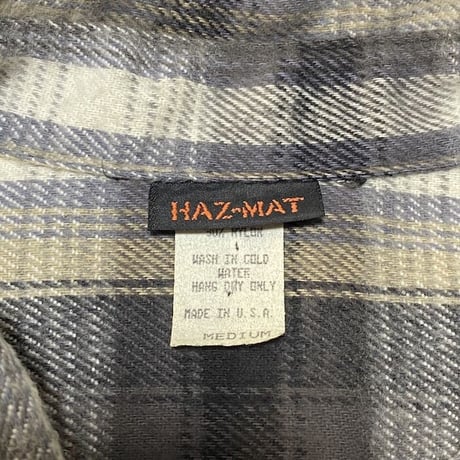 【USED】90'S HAZ-MAT SWITCHING SHIRT JACKET