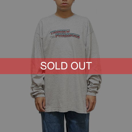 【USED】00'S TRANS FORMERS L/S T-SHIRT