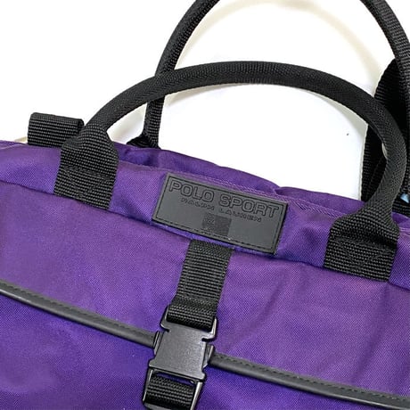 【USED】90'S POLO SPORT 2-WAY BAG PURPLE