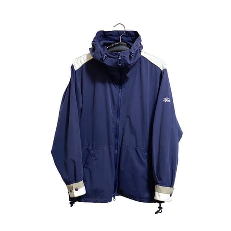 【USED】90'S-00'S STUSSY NYLON HOODED JACKET