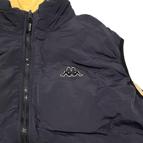 【USED】00'S KAPPA REVERSIBLE DOWN VEST