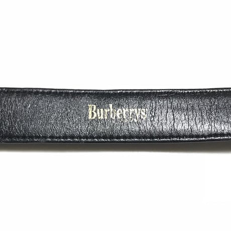 【USED】90'S  BURBERRYS SYNTHETIC LEATHER BELT