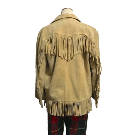 【USED】70'S PYPSE SUEDE FRINGE JACKET