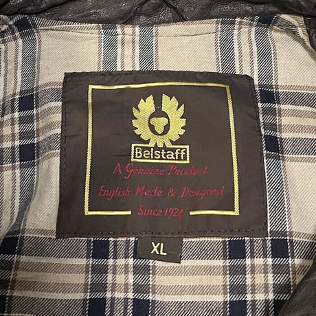 【USED】90'S-00'S BELSTAFF LEATHER MOTORCYCLE JACKET