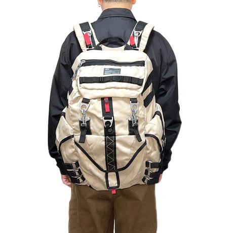 【USED】00'S OAKLEY AP 1.0 BACKPACK BEIGE TACTICAL FIELD GEAR MECHANISM PACK