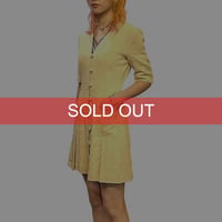 【USED】90'S-00'S ARIA BUTTON SKATER DRESS