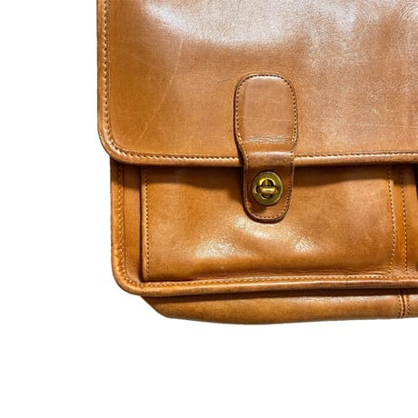 【USED】80'S-90'S OLD COACH LEATHER BRIEFCASE