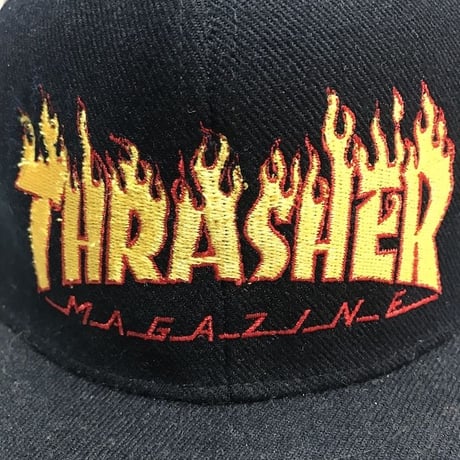 【USED】THRASHER FIRE LOGO CAP