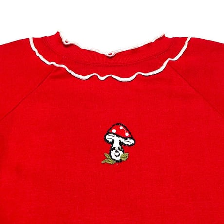 【USED】80'S "Sweat Sweats" MUSHROOM S/S SWEATSHIRT