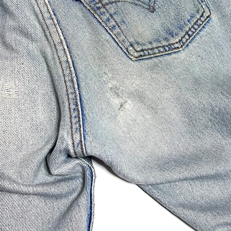 【USED】90's Levi's 501 DAMAGE JEANS MADE IN U.S.A.