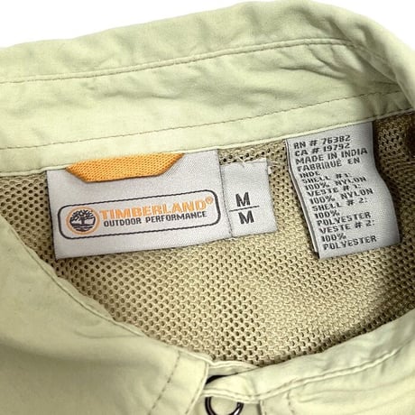 【USED】00'S TIMBERLAND OUTDOOR PERFORMANCE GIMMICK SHIRT