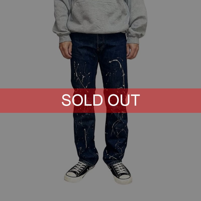 USED】HELMUT LANG 1999 PAINT DENIM PANTS | KONBINI USED】HELMUT LANG 1999 PAINT DENIM PANTS | KONBINI