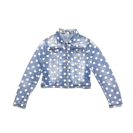 【USED】00's Terranova Polka-Dot Denim Jacket
