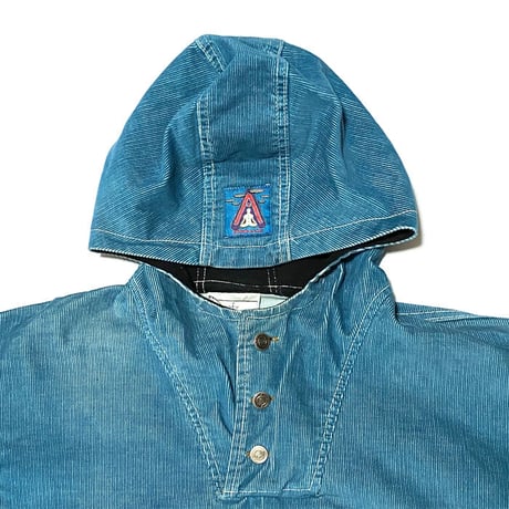【USED】90'S ANARCHIC ADJUSTMENT CORDUROY ANORAK JACKET "SubBase" SKY BLUE