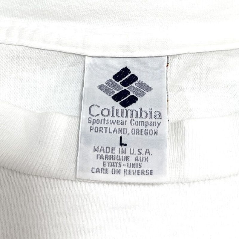 USED】90'S OLD COLUMBIA WATERFALL CLIMBING T-SH