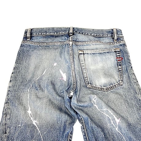 【USED】90'S OLD DIESEL CRUSH DENIM PANTS MADE IN ITALY