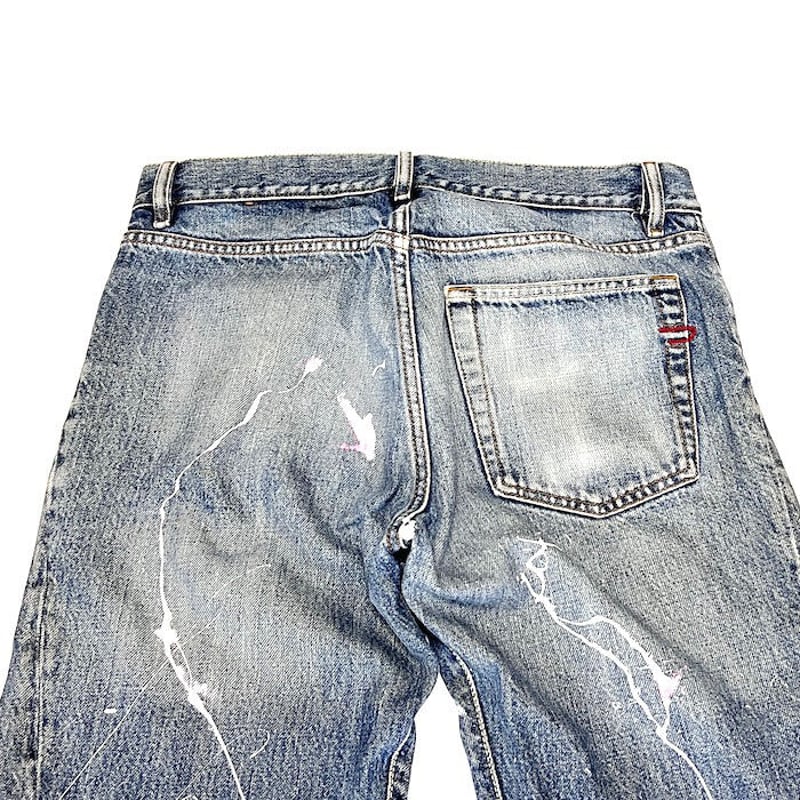 USED】90'S OLD DIESEL CRUSH DENIM PANTS MADE IN