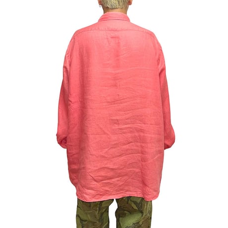 【USED】00'S J.CREW OVERSIZED LINEN SHIRT