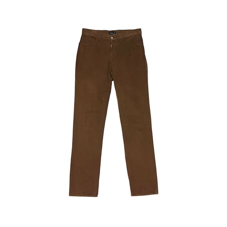 【USED】90's agnès b. BROWN COTTON PANTS