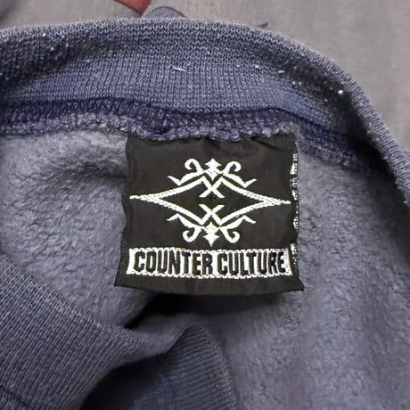 【USED】90's COUNTER CURTURE SWEATSHIRT SLATE BLUE