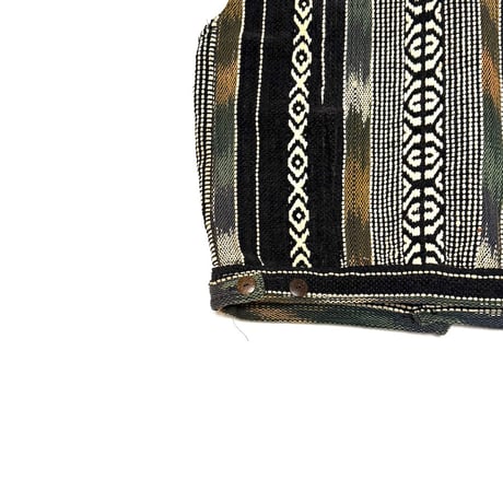 【USED】90's RUG VEST MADE IN NEPAL