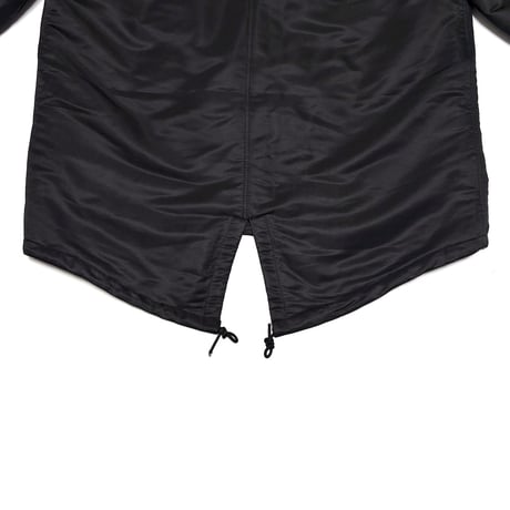 【USED】90's JPG Jean’s by Gaultier Hybrid N-3B × Fishtail Mods Coat Black