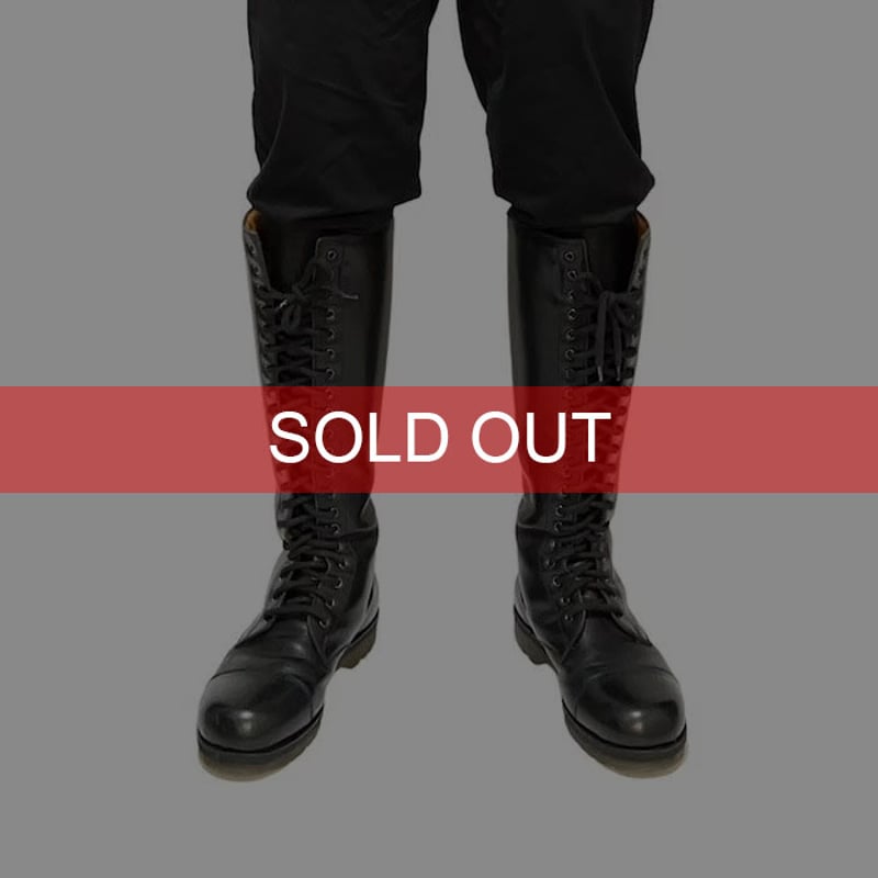 ヘルムートラング　ブラックレザーブーツ 2003aw helmut lang bondage combat boots eur size：6 （26