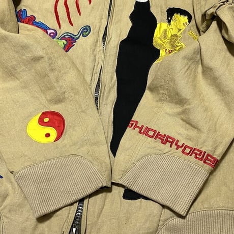 【USED】00'S MAHARISHI BRUCE LEE HEMP BOMBER JACKET