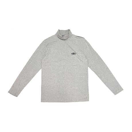 【USED】00's UMBRO HI-NECK L/S T-SHIRT GRAY
