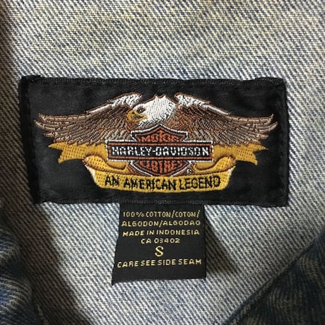 【USED】90'S HARLEY DAVIDSON DENIM JACKET