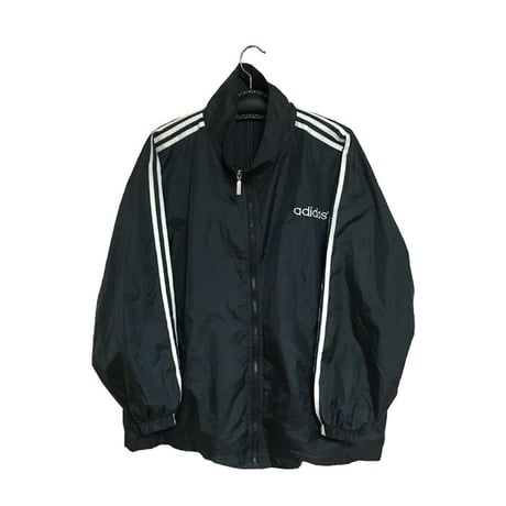 【USED】90'S ADIDAS NYLON JACKET TREFOIL & THREE LINE