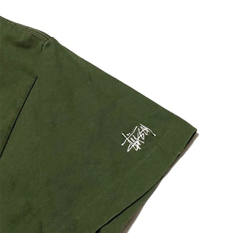 【USED】90'S STUSSY SWITCHING LINE T-SHIRT