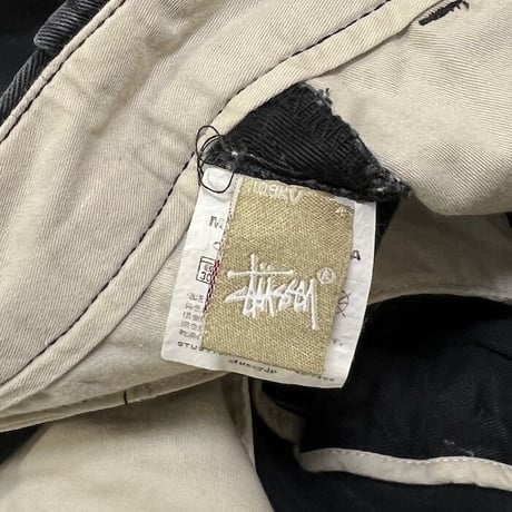 【USED】00'S STUSSY WORK PANTS