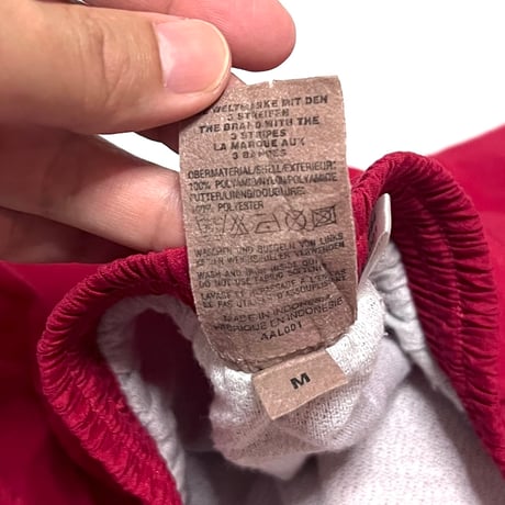 【USED】00's adidas CLIMALITE RUNNING SHORTS RED