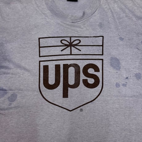 【USED】80's UPS BIG LOGO T-SHIRT