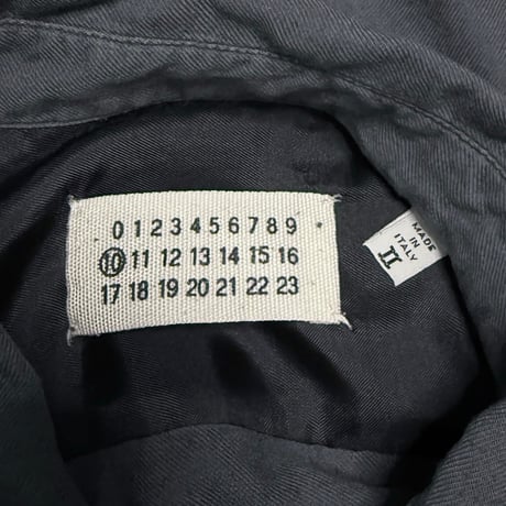 【USED】Martin Margiela 10 2002AW Slate Blue Utility Shirt