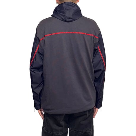 【USED】00's adidas Hybrid Layered Hoodie Tech Pullover