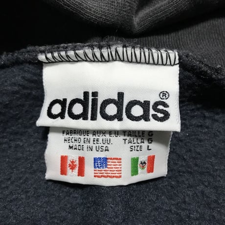 【USED】90'S ADIDAS TREFOIL OVERSIZED HOODIE