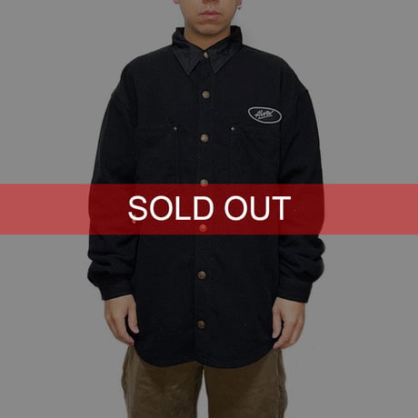 【USED】90'S ALVA SKATEBOARDS SWITCHING FLEECE SHIRT JACKET