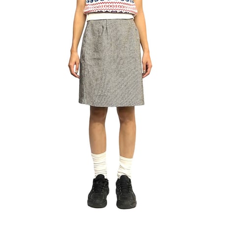 【USED】80'S MY MICHELLE HOUNDSTOOTH SKIRT
