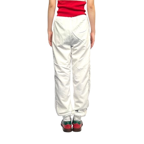 【DEAD STOCK】90's BOOTLEG NIKE COTTON TRACK PANTS WHITE