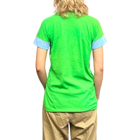 【DEAD STOCK】 90'S W.&L.T. PUK PUK T-SHIRT GREEN