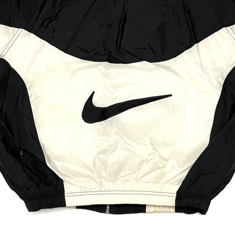 【USED】90's NIKE OLD SCHOOL MONOTONE PUFFER NYLON JACKET