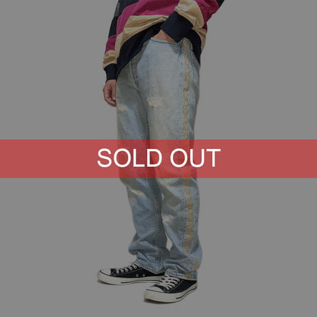 【USED】00'S WEBER CUSTOMIZED LEVI'S 501 JEANS