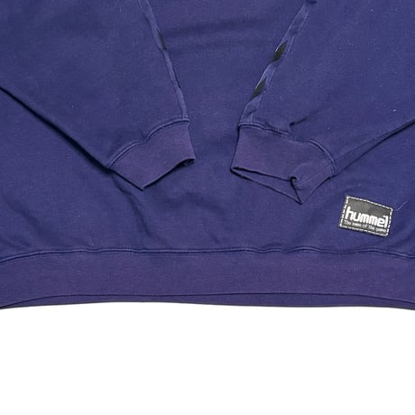【USED】90's hummel German Sponsor Oversized Sweatshirt