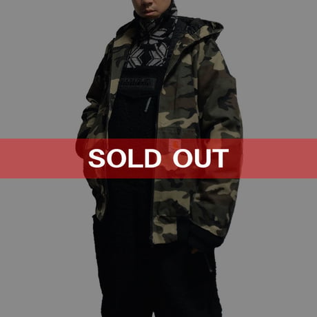 【USED】CARHARTT DACK LAND CAMO HOODED JACKET