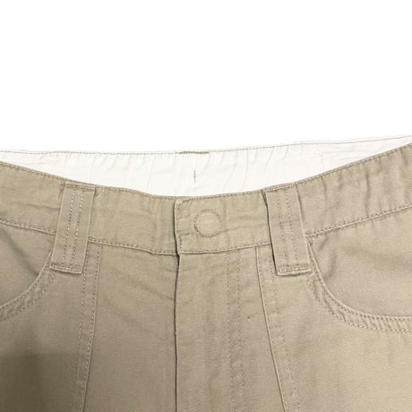 【USED】00's NIKE Logo Embroidery Cargo Pants Beige